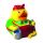 Putzfee Putzfrau-Ente Berufsente Quietscheente Badeente ca. 8 cm gross