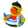 Paris Ente CityDuck® "Paris" Frankreich Quietscheente Badeente ca. 8 cm gross