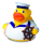 Seemann weiss Matrose Maritime Ente Quietscheente Badeente ca. 8 cm gross