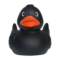 Quietscheente schwarz Hobbyente Badeente ca. 8 cm gross