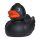 Quietscheente schwarz Hobbyente Badeente ca. 8 cm gross