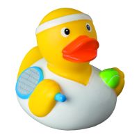 Tennisspieler Sportente Quietscheente Badeente ca. 8 cm...