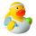 Tennisspieler Sportente Quietscheente Badeente ca. 8 cm gross