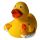 Nuckelflasche Zur Geburt Anlassente Quietscheente Badeente ca. 8 cm gross