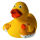 Nuckelflasche Zur Geburt Anlassente Quietscheente Badeente ca. 8 cm gross