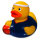 Basketballspieler Sportente Quietscheente Badeente ca. 8 cm gross
