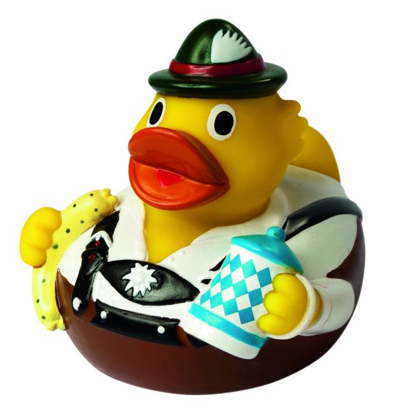 München Oktoberfest CityDuck Quietscheente Badeente ca. 8 cm Bayern