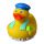 Schaumbad Hobbyente Quietscheente Badeente ca. 8 cm gross