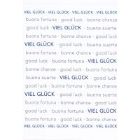 Allgemeine Wünsche 4 Styles Grußkarte mit...