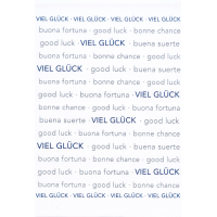 Allgemeine Wünsche 4 Styles Grußkarte mit...