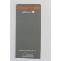 Devisenschild / Glückwünsche