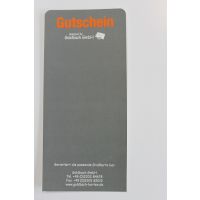 Devisenschild / Gutschein