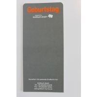 Devisenschild / Geburtstag