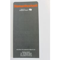 Devisenschild / Diamanthochzeit