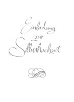 Silberhochzeit-Einladungen - 25. Hochzeitstag - 5 Karten...