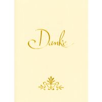 Goldhochzeit-Danksagungen - 50. Hochzeitstag - 5 Karten – 5 Umschläge im Topper - Danksagung-Mehstückpackung