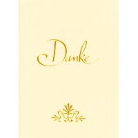 Goldhochzeit-Danksagungen - 50. Hochzeitstag - 5 Karten – 5 Umschläge im Topper - Danksagung-Mehstückpackung