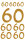 Sticker - Aufleber - 60 - sechzig in gold
