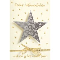 Weihnachten Glückwunschkarte mit Umschlag  Collage...