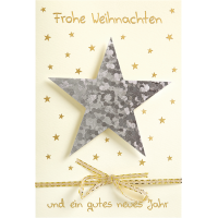 Weihnachten Glückwunschkarte mit Umschlag  Collage...