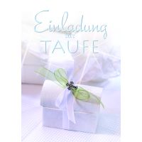 Taufe Einladung, 5 Einladungskarten zur Taufe mit...