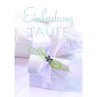 Taufe Einladung, 5 Einladungskarten zur Taufe mit...