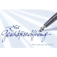 Geschäftseröffnung - Glückwunschkarte im...