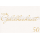 A Goldhochzeit  Glückwunschkarte mit Umschlag Gold Zur Goldhochzeit Herzlichen Glückwunsch