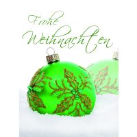 Weihnachten - Glückwunschkarte im Format 11,5 x 17...