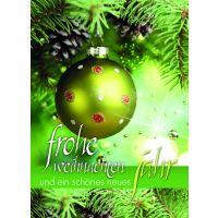 Weihnachtskarte Klammerkarte Minikarte...