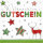 Weihnachten - Gutschein - Beautiful Colours - quadratische Glückwunschkarte 15x15cm mit farbigem Umschlag - Hirsch