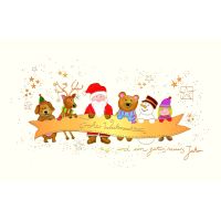 Weihnachtskarte Glückwunschkarte mit Umschlag...