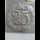 „25“ Jubiläumszahl Silber - Festliche Zahl - Blumenstecker