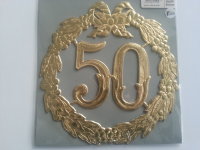 „50“ Jubiläumszahl Gold STA-1230-50-0192