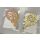 „50“ Jubiläumszahl Gold - Festliche Zahl - Blumenstecker