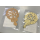„50“ Jubiläumszahl Gold - Festliche Zahl - Blumenstecker