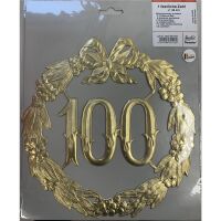 „100“ Jubiläumszahl Gold Festliche Zahl...