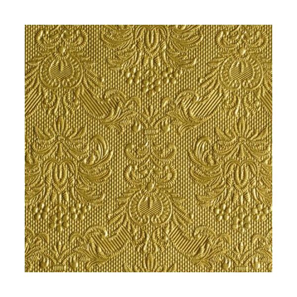 Cocktail Servietten 25 x 25 cm 3-lagig 15 Servietten Elegance Gold