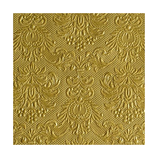 Cocktail Servietten 25 x 25 cm 3-lagig 15 Servietten Elegance Gold