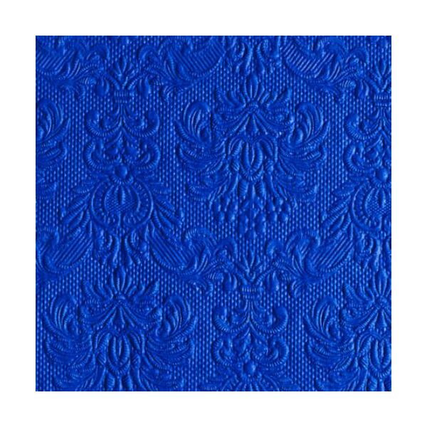 Cocktail Servietten 25 x 25 cm 3-lagig 15 Servietten Elegance Navy Elegance Marineblau