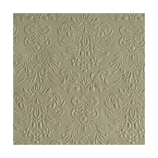 Cocktail Servietten 25 x 25 cm 3-lagig 15 Servietten Elegance Taupe