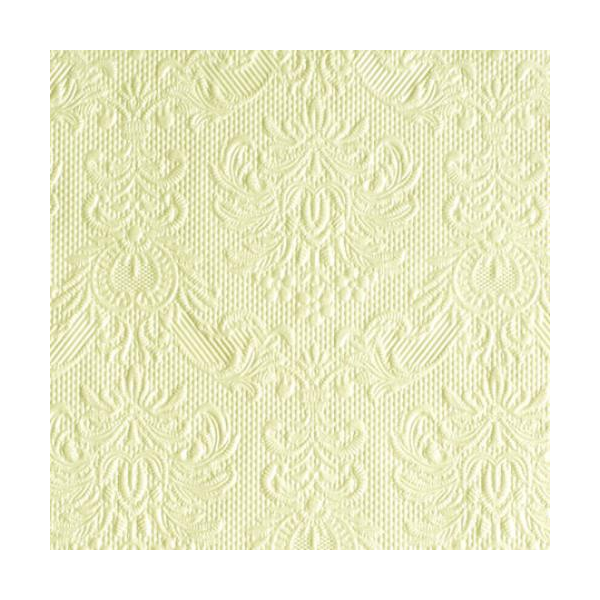 Cocktail Servietten 25 x 25 cm 3-lagig 15 Servietten Elegance Pearl Cream creme