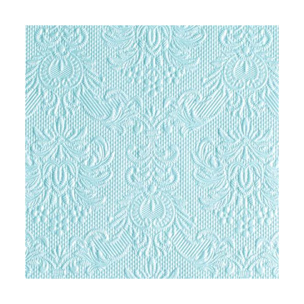 Cocktail Servietten 25 x 25 cm 3-lagig 15 Servietten Elegance Pearl Blue blau