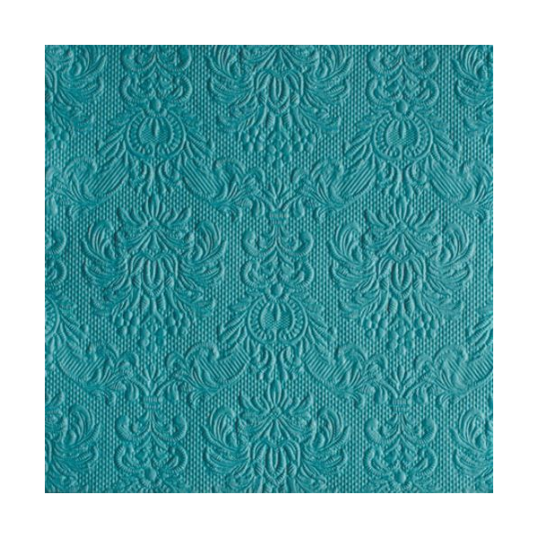 Cocktail Servietten 25 x 25 cm 3-lagig 15 Servietten Elegance Petrol FSC Mix