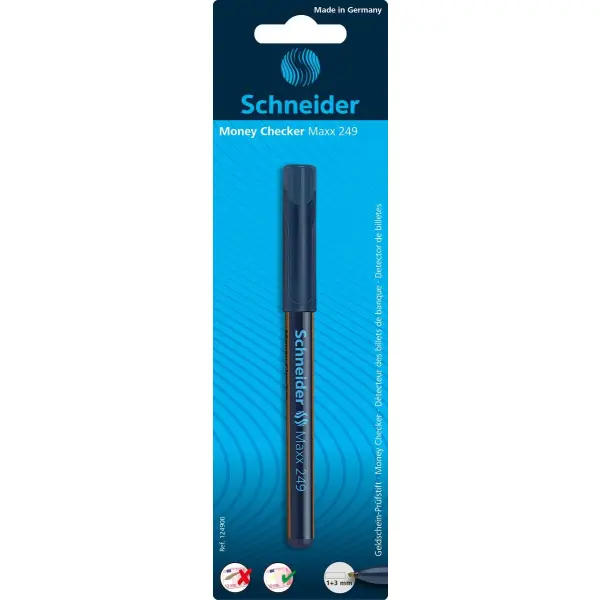 Prüfstift Geldscheinprüfer Maxx 249  Money Checker - Schneider - Geldschein-Prüfstift
