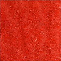 Servietten orange 33x33 cm mit Prägung Elegance...