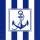 Servietten Lunch blauer Anker Maritim 33x33cm 20 Servietten