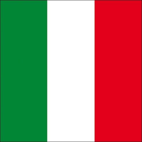 Servietten Lunch Italien Flagge Nationalservietten – 33x33 cm 20 Servietten - Italy Italien Flagge
