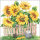 Servietten Lunch – Napkin Lunch – Format: 33 x 33 cm – 3-lagig – 20 Servietten pro Packung - Garden Of Sunflowers – Sonnenblumen - Ambiente