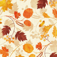 Herbst - Servietten Lunch – Napkin Lunch – Format: 33 x 33 cm – 3-lagig – 20 Servietten pro Packung - Autumn Grace – Herbstblätter